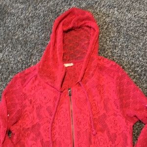 Xl miss me zip up sweater